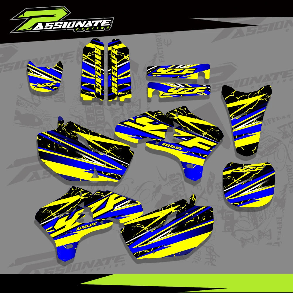 Kit Déco Graphique Yamaha YZ250F YZ450F 2003-2005 (4 Designs)