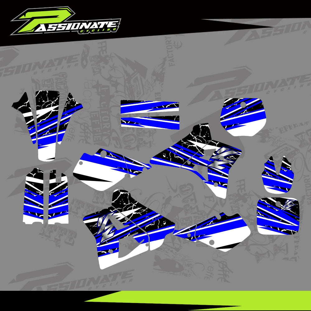 Autocollant Déco Yamaha YZ250 1991-1992