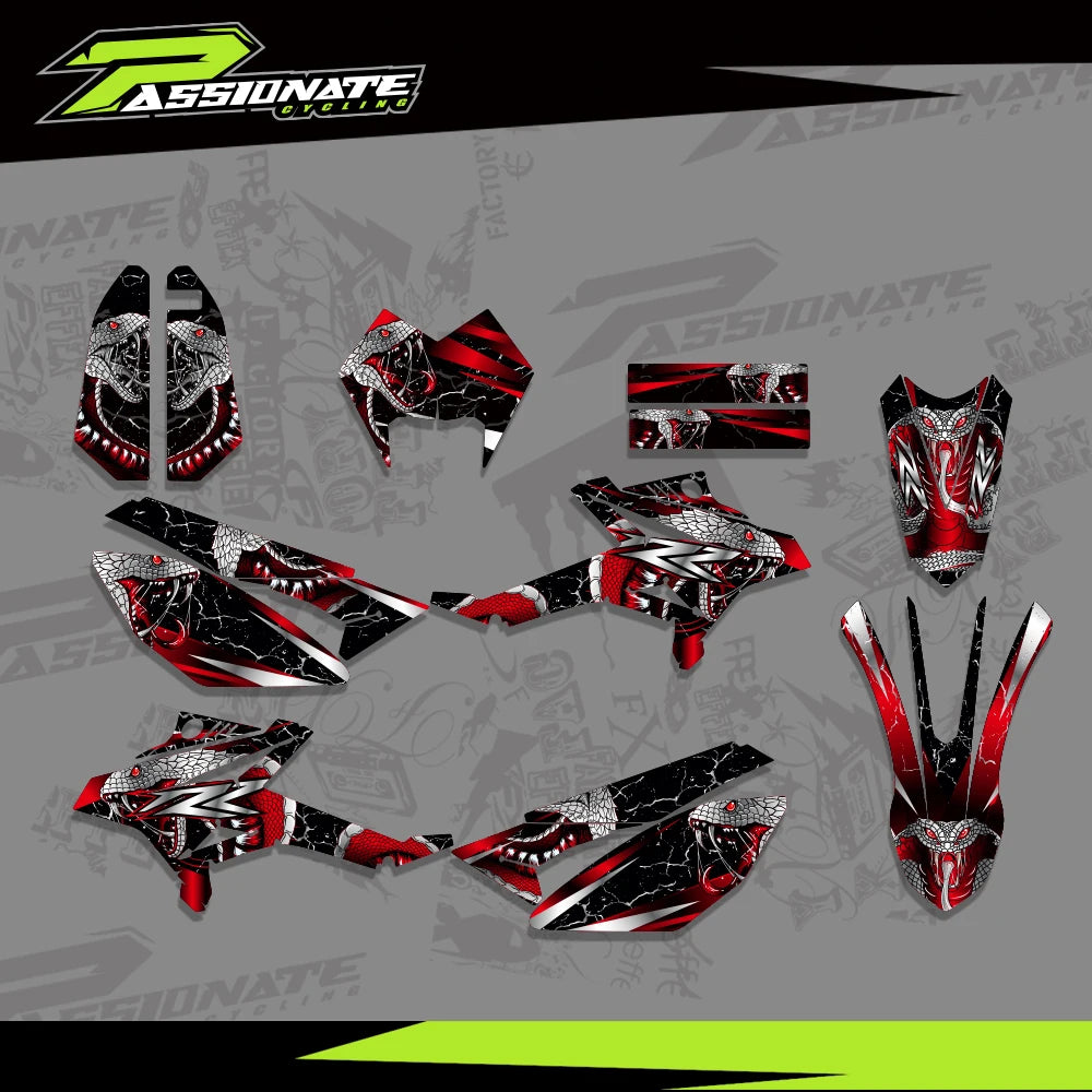 Kit Déco Graphique Beta RR50 (4 Designs)