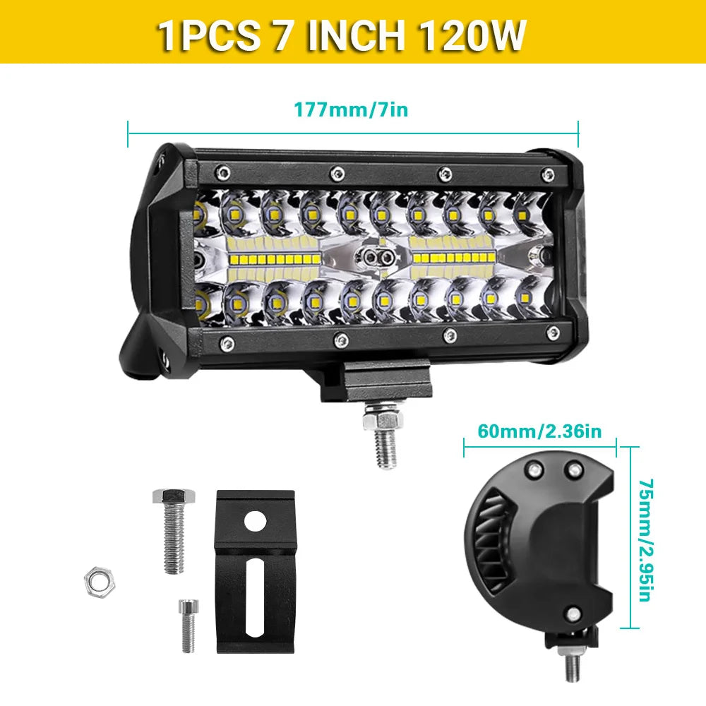 Barre LED Longue Portée Quad ATV Multi-Formats