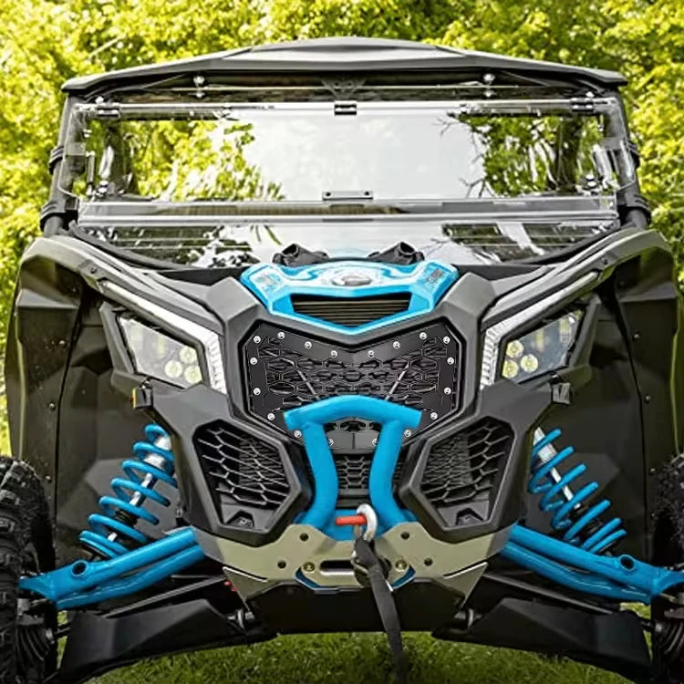 Grille avant acier quad vue détaillée