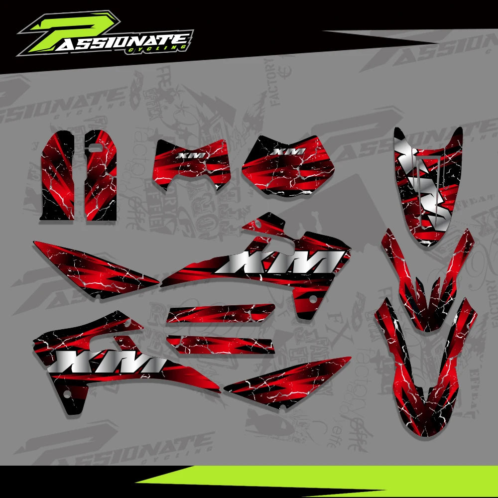 Kit Déco Graphique Fantic Enduro 50 125 250 (4 Designs)