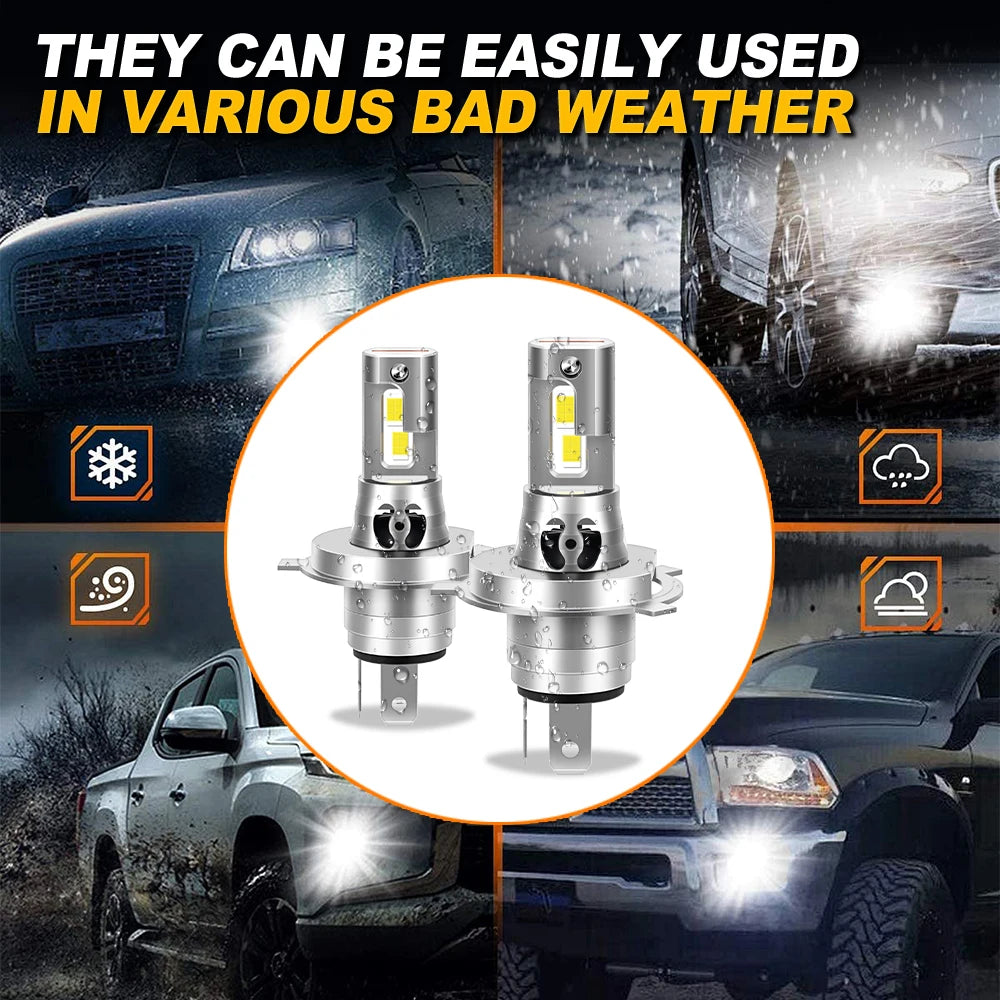 Ampoules LED H4 Tout-en-Un Can-Am Spyder F3 (2 Pièces)