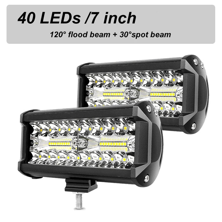 Barre LED Spot Inondation Quad ATV UTV