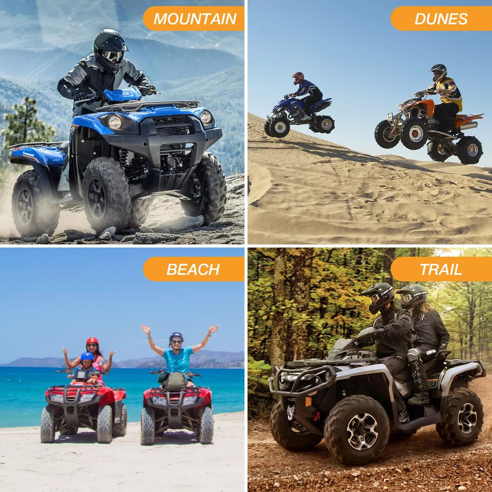 Housse de quad anti-poussière et anti-UV
