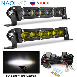 Barres LED & Feux de Travail Quad
