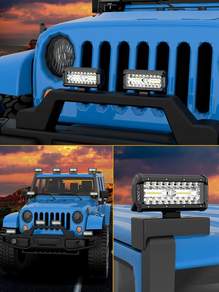 Barre LED spot combo camion bateau UTV