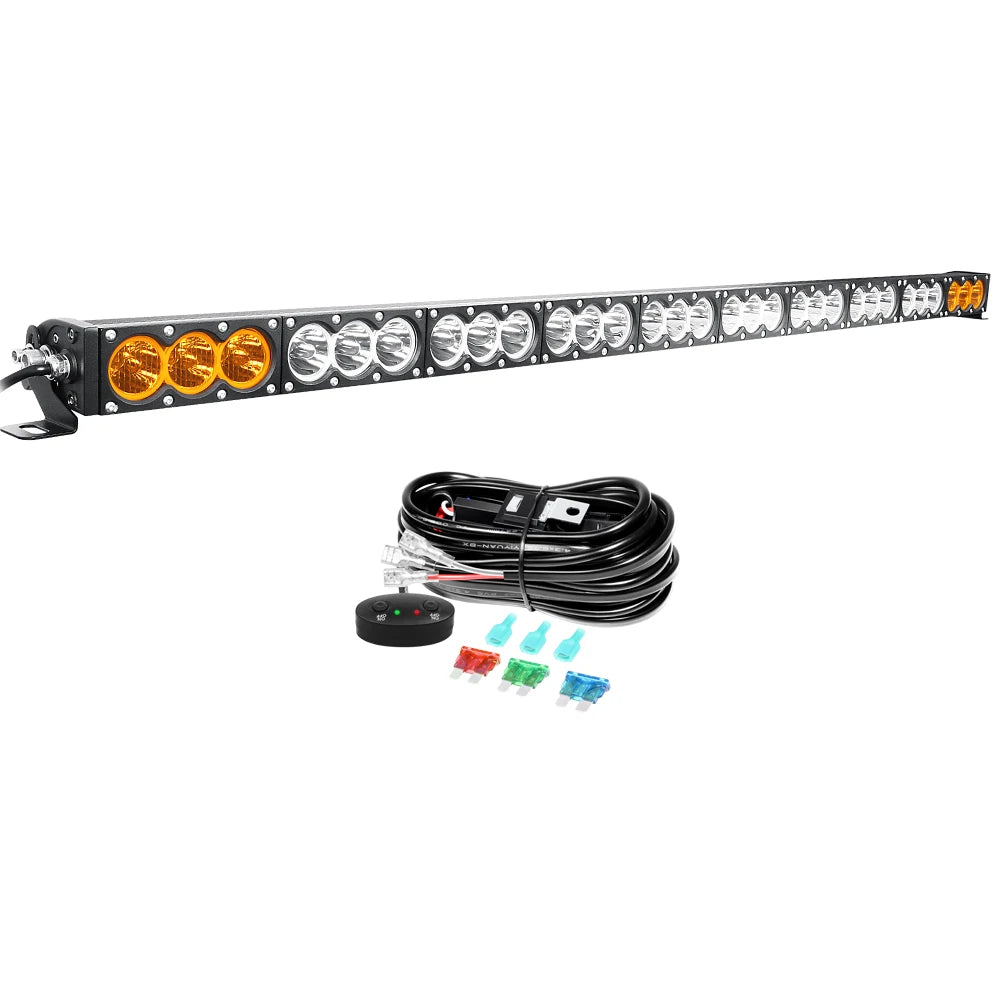 Barre LED Quad 6-54" Multi-Formats 30-300W (12V 24V)
