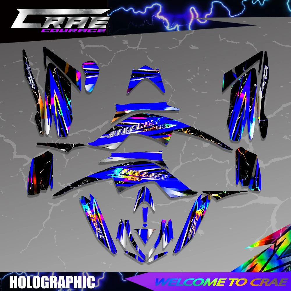 Kit Déco Graphique Yamaha Raptor 700 YFM700 (4 Designs)