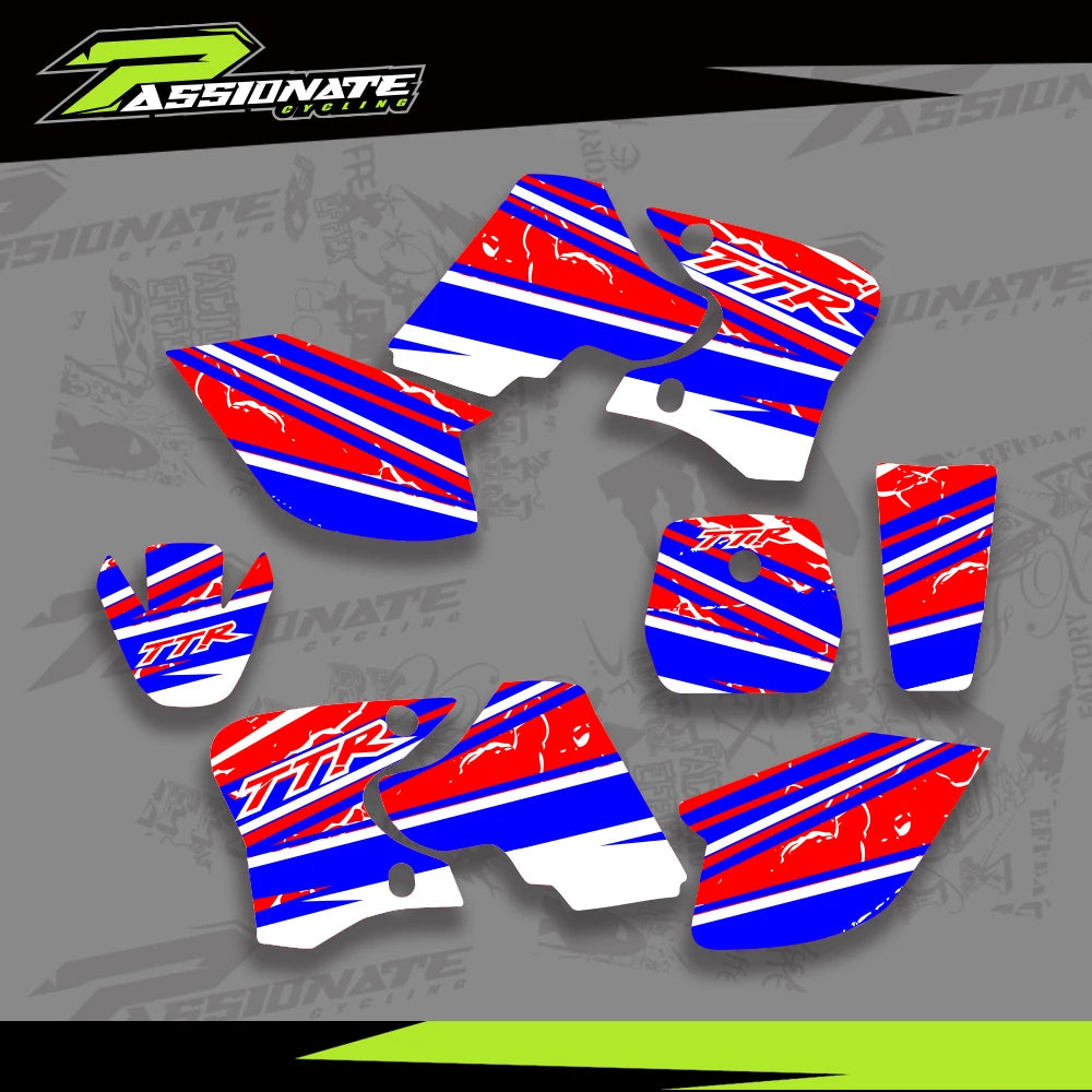 Kit Déco Graphique Yamaha TTR90 (4 Designs)
