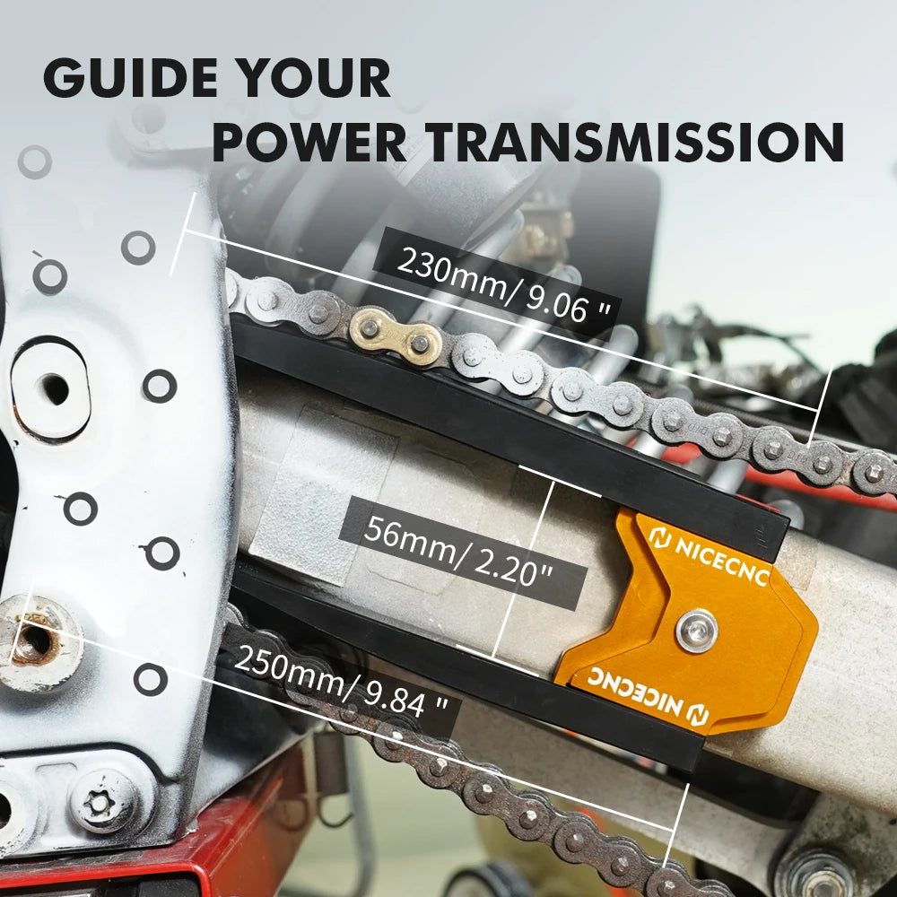 Couvercle guide chaîne quad Raptor 700 noir