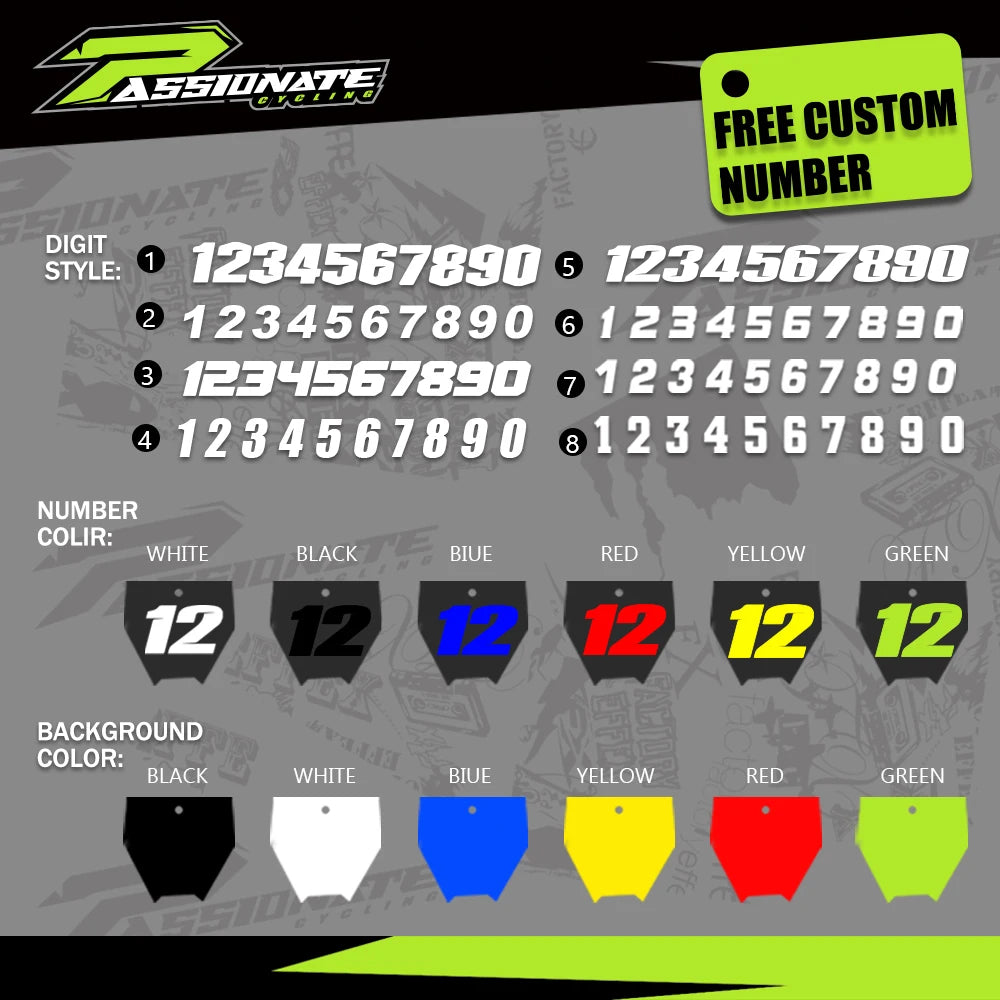 Kit Déco Graphique Fantic Enduro 50 125 250 (4 Designs)