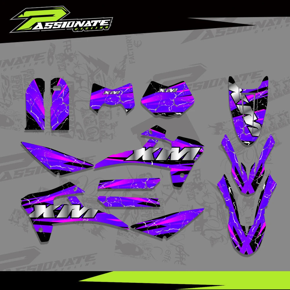 Kit Déco Graphique Fantic Enduro 50 125 250 (4 Designs)